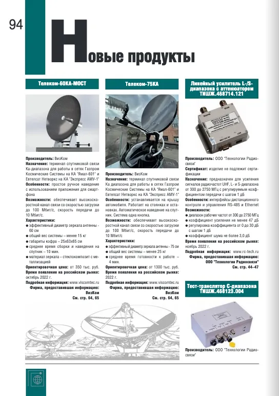 Новые продукты 2023